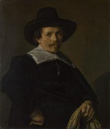 弗兰斯哈尔斯作品: 男人肖像油画高清大图下载