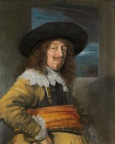 弗兰斯哈尔斯作品  Portrait of a Member of the Haarlem Civic Guard