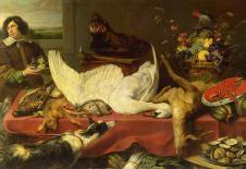 弗兰斯·斯尼德斯（Frans·Snyders） Stilll ife witha Swan 与天鹅共度余生