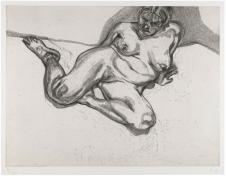弗洛伊德画家素描作品: 女人体