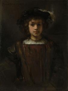 伦勃朗作品: 伦勃朗的儿子提图斯肖像  Rembrandt's Son Titus