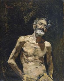 马里亚诺·福图尼作品:《太阳下的裸体老者》