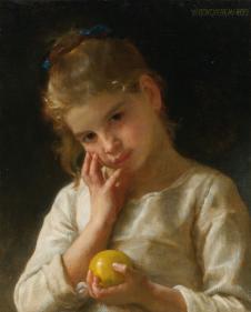 布格罗油画: 柠檬