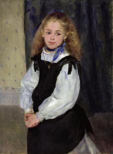 雷诺阿作品 :Portrait of Mademoiselle Legrand