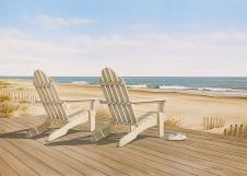 海边小屋 海边窗户 海边椅子高清装饰画素材下载 A