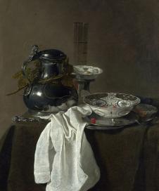 彼得·克莱兹静物油画:餐桌