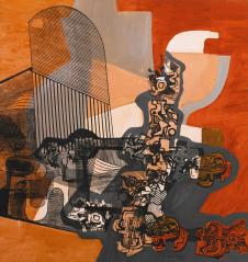 罗伯特·布雷·马克斯（Roberto Burle Marx）无题抽象画 15