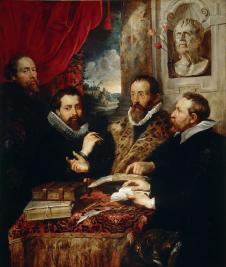 鲁本斯油画作品: 四位哲学家