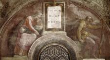 基督先人族谱图，罗马梵蒂冈西斯廷礼拜堂拱顶画 - the anccestors of christ rome vatican the vault of the sistine chapel