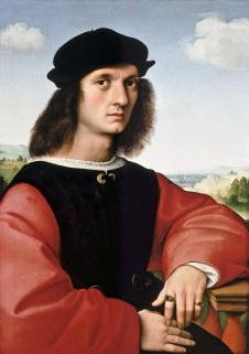 拉斐尔作品:阿格诺罗·多尼的画像