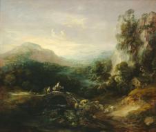 庚斯博罗风景油画作品: 乡村油画, 森林油画欣赏 M