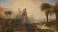 透纳作品: 卡利古拉的宫殿和桥油画欣赏