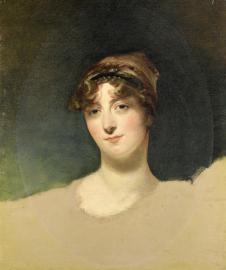 托马斯.劳伦斯作品: 欧洲女人肖像油画临摹素材下载 F