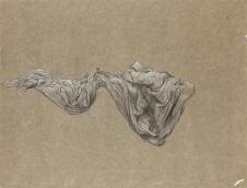弗雷德里克·莱顿作品:布褶素描习作