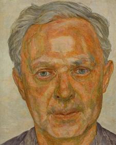 弗洛伊德油画作品  老年男人头像