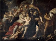 鲁本斯油画作品  在邪恶与道德之间的海克里斯