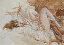 乔瓦尼·波尔蒂尼作品: 躺着的女人