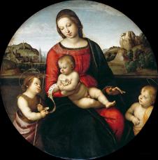拉斐尔作品: 美丽的圣母和圣婴