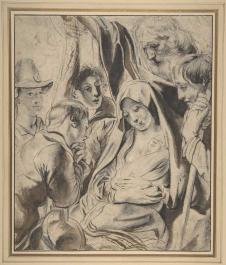 雅各布·约尔丹斯 牧羊人的朝拜  Adoration of the Shepherds