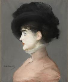马奈作品: 伊尔玛．布伦娜肖像 Portrait of Irma Brunner