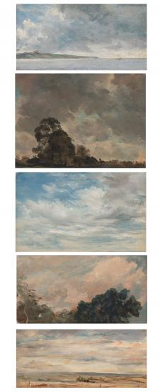 康斯太勃尔 云,康斯太勃尔的云高清风景油画大图下载