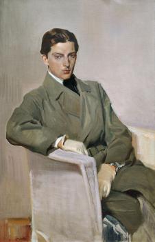 索罗拉作品: 坐着的男人肖像