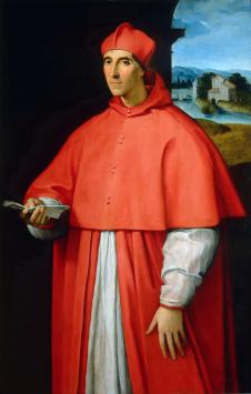 拉斐尔作品:年轻的红衣主教