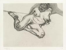 画家弗洛伊德素描高清作品  裸体女人