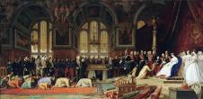 杰罗姆作品: 拿破仑三世和欧也妮皇后油画欣赏
