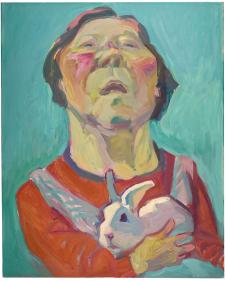 玛丽亚·拉斯尼格 兔子和自画像