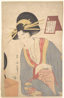 日本浮世绘高清图片素材: 浮世绘美人图