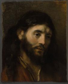 伦勃朗作品: 耶稣肖像油画