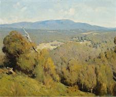 潘立夫·博亚德 （Penleigh Boyd ）Yarra Valley Landscape 森林风景油画