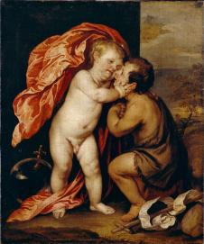 婴儿基督和圣若翰