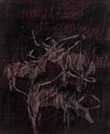 西德尼·诺兰（Sidney Robert Nolan）Buffalo 水牛油画
