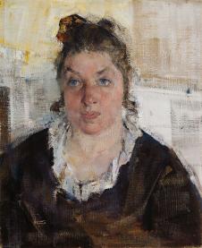 女人肖像油画