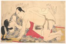 喜多川歌磨作品:  日本浮世绘春画高清图片下载