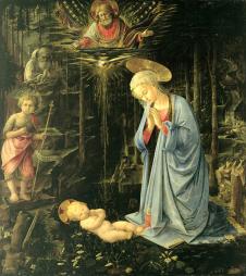 Filippino Lippi 菲利皮诺·利比作品: The Adoration in the Forest