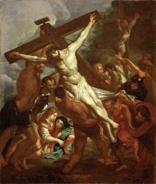 鲁本斯油画作品: 耶稣下十字架油画欣赏