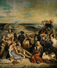 德拉克罗瓦作品《希阿岛的屠杀》