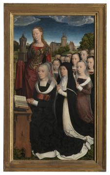 汉斯·梅姆林作品: 威廉．莫拉莱斯三联画 右 Triptych of Willem Moreel