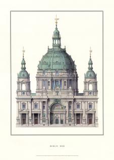 欧美建筑画高清素材: 柏林大教堂装饰画高清下载