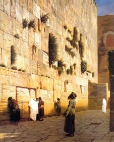 杰罗姆作品:耶路撒冷，所罗门墙