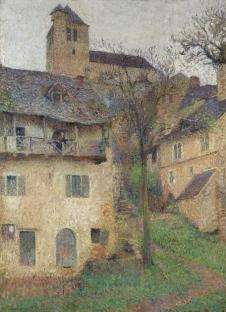 亨利马丁油画: 乡村房子
