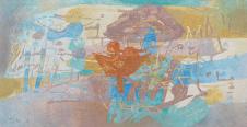 欧美抽象油画:  HEINZ TROKES-Mediterranes Stilllebe