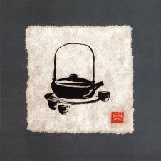 现代中式茶馆 茶道装饰画素材: 茶壶茶杯 C