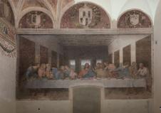 达·芬奇代表作品 达芬奇著名壁画  最后的晚餐 高清图下载