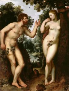 鲁本斯油画作品: 亚当和夏娃油画欣赏