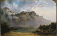 威廉·查尔斯·皮格纳特 (William Charles Piguenit)  Mount Olympus,LakeStClair,Tasmania,thesourceoftheDerwent