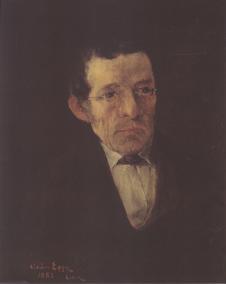 阿尔宾·艾格·利恩茨  画家普洛纳的肖像